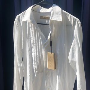 Burberry White Dress Shirt